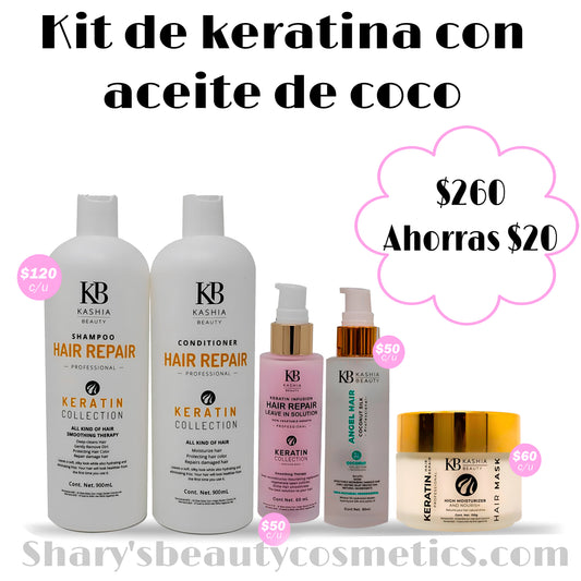 Keratin Kit with Coconut Oil