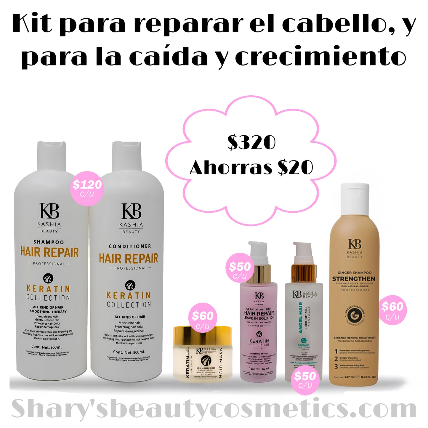 Kit to repair hair and growth