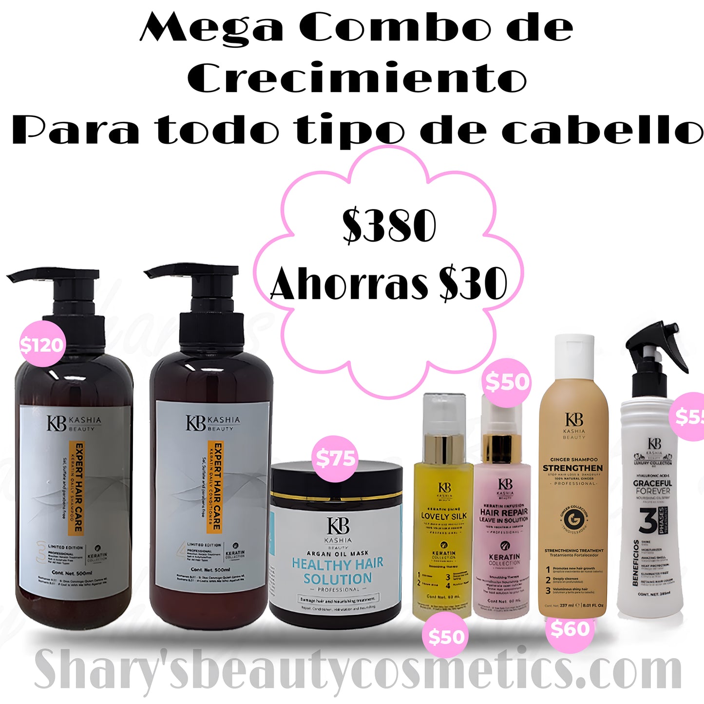 Mega Growth Combo for All Hair Types