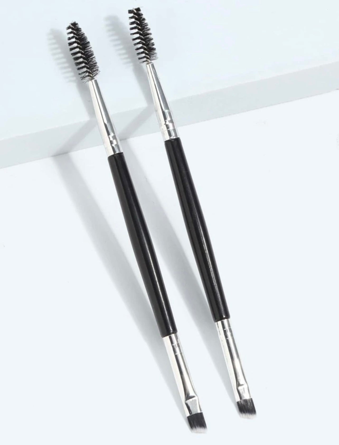 2 Piezas de Cepillo para-Cejas con doble Cabeza